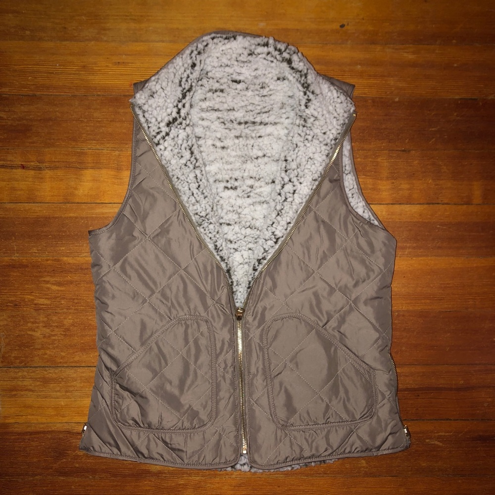 💚 REVERSIBLE Sherpa Vest💚